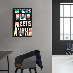 Alubild - Where Mmm meets Ahhh black