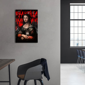 Alubild - Pop Art - Mona Lisa