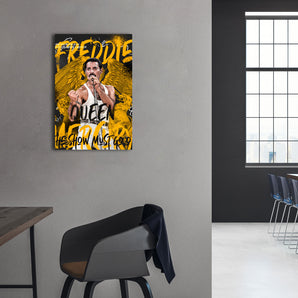 Alubild - Pop Art - Freddie