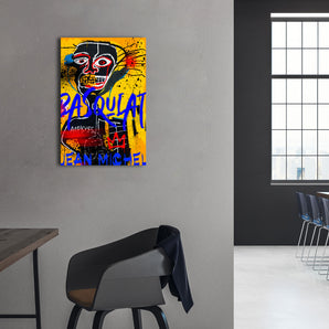 Alubild - Pop Art - Jean Abstrakter Mensch