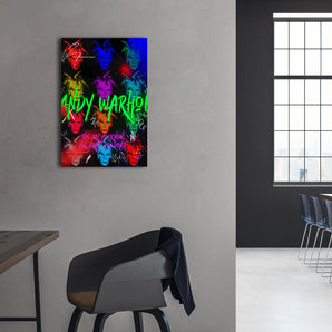 Alubild - Pop Art - Andy Art Porträt