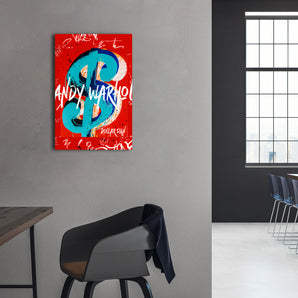 Alubild - Pop Art - Andy Geld