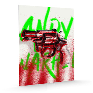 Alubild - Pop Art - Andy Waffe
