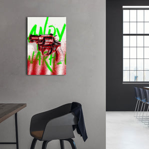 Alubild - Pop Art - Andy Waffe