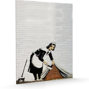 Alubild - Putz Frau 2.0