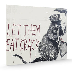 Alubild - Ratte mit viel Geld