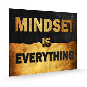 Alubild - Mindset Is Everything - Gold
