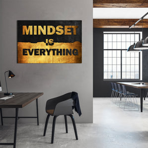 Alubild - Mindset Is Everything - Gold