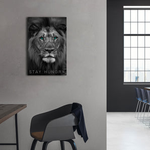 Alubild - Stay Hungry - Lion