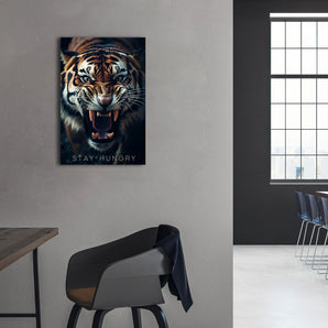 Alubild - Stay Hungry - Tiger