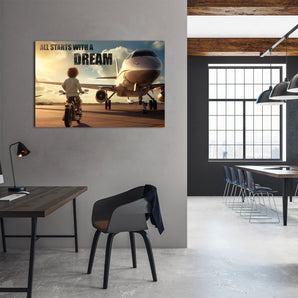 Alubild - Child's dream Jet