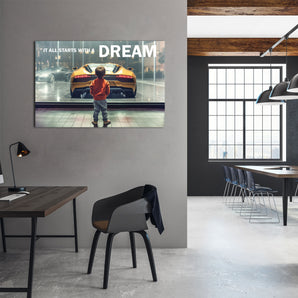 Alubild - Child's Dream Racing car