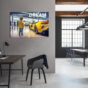 Alubild - Child's dream sports car