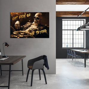 Alubild - Get rich - Skeleton