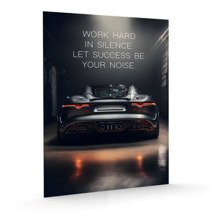 Alubild - Work hard black car