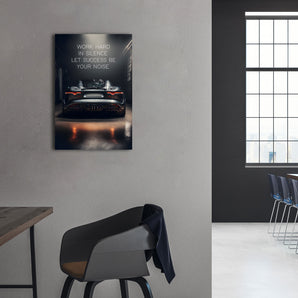 Alubild - Work hard black car