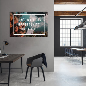 Alubild - Dont Wait Motivaton