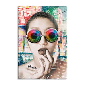 Glasbild - Dilated in Tokyo