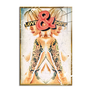 Glasbild - Love and Dope