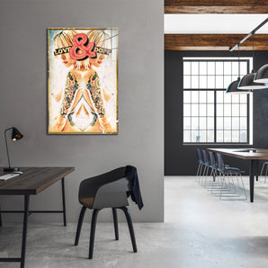 Glasbild - Love and Dope