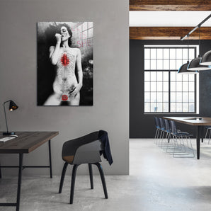 Glasbild - Love is she