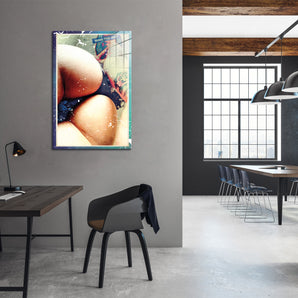 Glasbild - Mind the gap