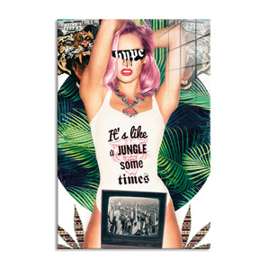 Glasbild - Jungle like