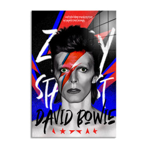 Glasbild - Pop Art - David