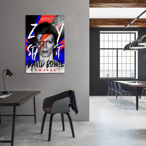 Glasbild - Pop Art - David