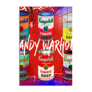 Glasbild - Pop Art - Andy Dosen