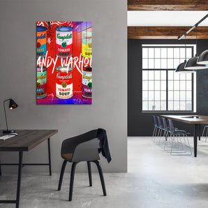 Glasbild - Pop Art - Andy Dosen