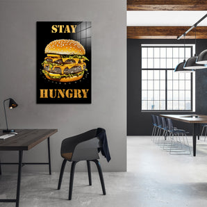 Glasbild - Stay Hungry - Diamonds