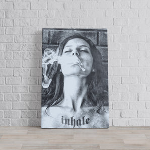 Leinwandbild - Inhale
