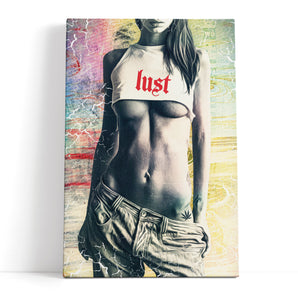 Leinwandbild - Lust Leinwand