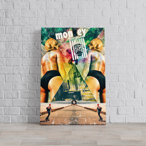 Leinwandbild - Monkey business