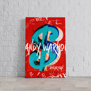 Leinwandbild - Pop Art - Andy Geld