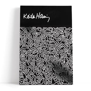 Leinwandbild - Pop Art - Keith Scribble Menschen I