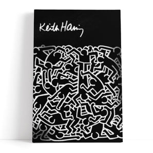 Leinwandbild - Pop Art - Keith Scribble Menschen II