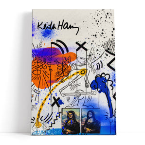 Leinwandbild - Pop Art - Keith Scribble Mona I