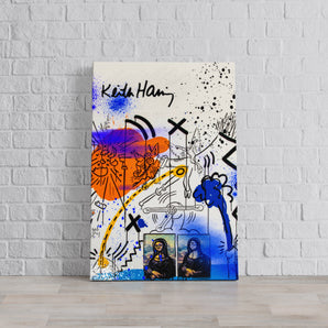 Leinwandbild - Pop Art - Keith Scribble Mona I