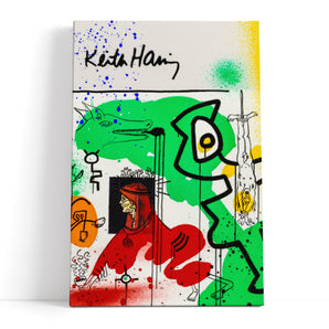 Leinwandbild - Pop Art - Keith Scribble Art I