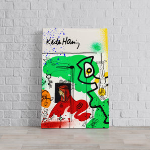 Leinwandbild - Pop Art - Keith Scribble Art I