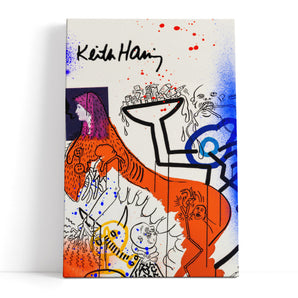 Leinwandbild - Pop Art - Keith Scribble Art II