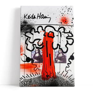 Leinwandbild - Pop Art - Keith Scribble Mona II