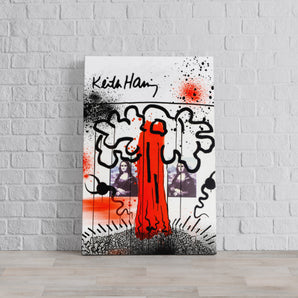 Leinwandbild - Pop Art - Keith Scribble Mona II