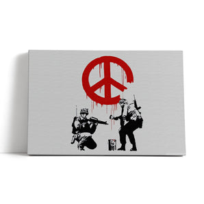 Leinwandbild - Friedens zeichen