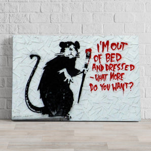 Leinwandbild - Do you want Ratte