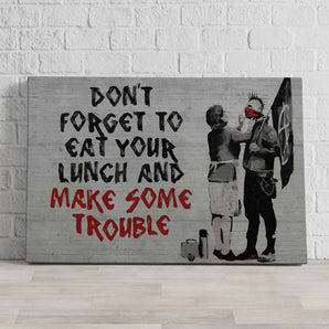 Leinwandbild - Make some Trouble 2.0