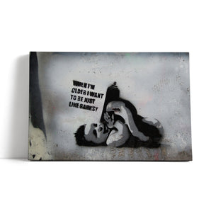 Leinwandbild - Like Banksy