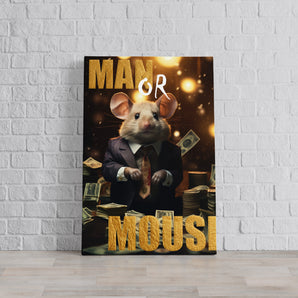 Leinwandbild - Man or Mouse
